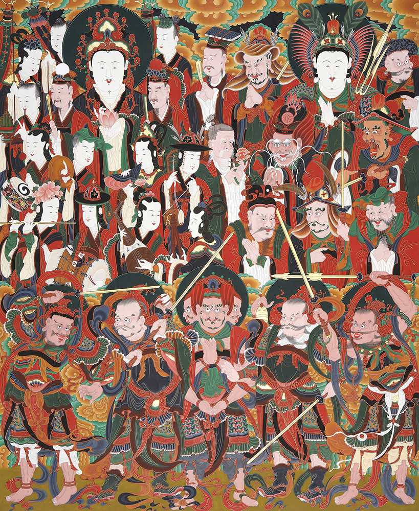 13 황난숙 178X147cm제목-석남사신중탱.jpg